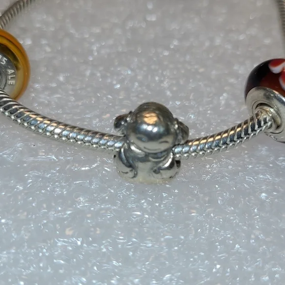 Vintage Pandora Charm Bracelet with Charms 925 - Picture 12 of 15
